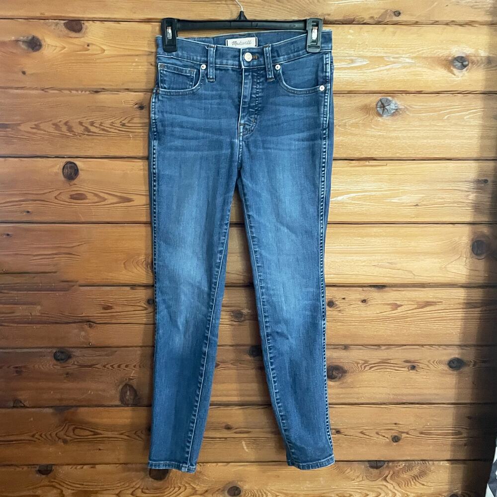 Madewell 10" High Rise Skinny Jeans Size 26P
